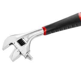 Állítható gyors villáskulcs gumírozott nyél 10 coll fordítható fej