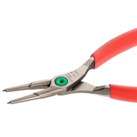 Seegergyűrű fogó egyenes fejjel, belső gyűrűhöz