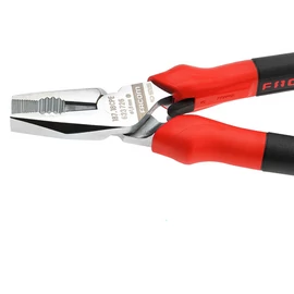 Kombinált fogó polírozott fej, ergon. nyél,165 mm