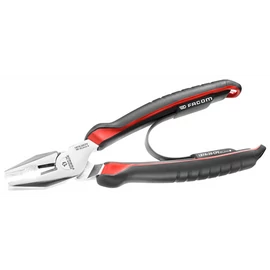 Kombinált fogó polírozott fej, ergon. nyél,200 mm