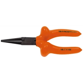 Kerekcsőrű fogó ergonomikus nyél erősáram 170 mm