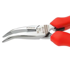 Hajl. Fél kerek csőrű fogó pol.fej, ergon.ny.163 mm