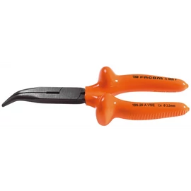 Hajlított Fél kerek csőrű fogó 1000 V 200 mm