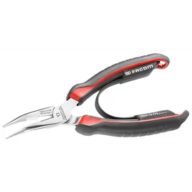 Hajl. Fél kerek csőrű fogó pol.fej, ergon.ny.163 mm