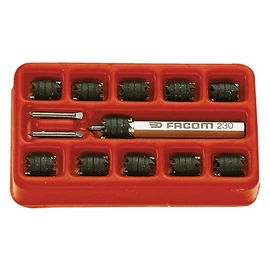 Ponthegesztés lefúró fej készlet+fúró