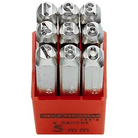 Számbeütő készlet 4 mm