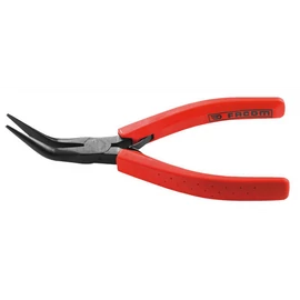 Fél kerek csőrű hajl. elektronikai fogó