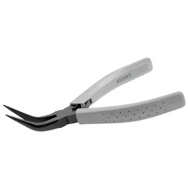 Fél kerek csőrű hajl. elektronikai fogó