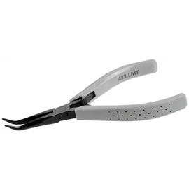 Elektronikai fogó hajl. Fél kerek csőrű