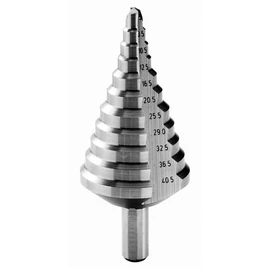 Lépcsős lemezfúró 6,5-40,5 mm-ig