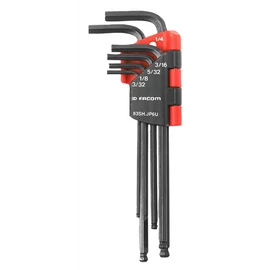 Imbusz kulcs készlet hosszú kiv. gömb végű Colos