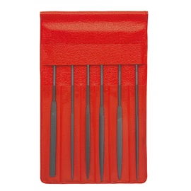 Tűreszelő készlet 6 részes tartóban