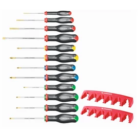 Csavarhúzó készlet 12 részes + Fali tartó