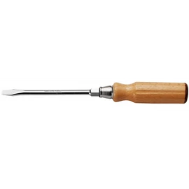 Csavarhúzó fanyelű erősített lapos kivitel