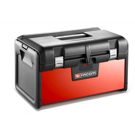 Szerszámtáska fém tetős