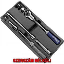 Műanyag tartó 1/2 modul. E032924