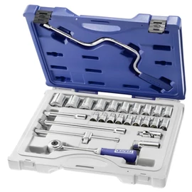 Dugókulcs készlet 1/2" 26 részes 8-34 mm kurbli