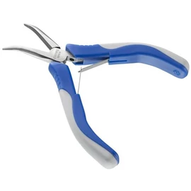 Mikrotechnikai hajlított csőrű fogó