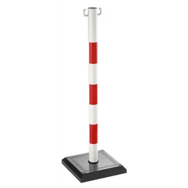 Kordon oszlop piros fehér 1 db