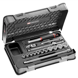 Dugókulcs készlet 3/8" 12 szög Colos J.161B 16 részes