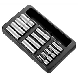 Hosszított Dugókulcs modul 6 szög 13 részes