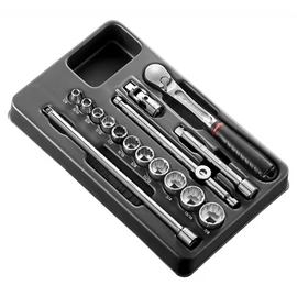 Dugókulcs készlet 3/8" 12 szög Colos JL.161 16 részes