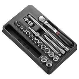 Dugókulcs készlet 3/8" 6 szög JL.161 20 részes