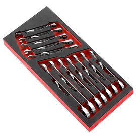 Racsnis csillag-villáskulcs készlet modul 12 részes