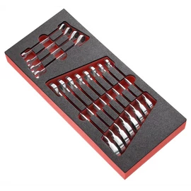 Racsnis csillag-villáskulcs Flexibilis fej 1/4-15/