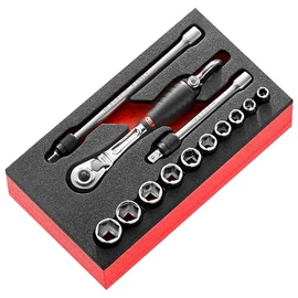 Dugókulcs modul 1/4" Új racsni szivacsos