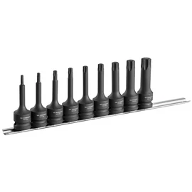 Gépi üthető Torx fej készlet 9 részes TX20-70