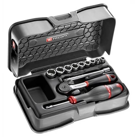 Dugókulcs készlet 1/4" 6 szög R.161B 12 részes