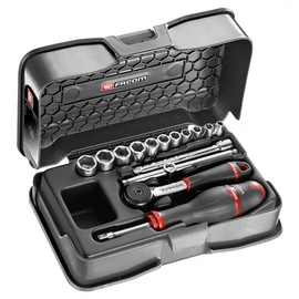 Dugókulcs készlet 1/4" 6 szög R.161B 15 részes