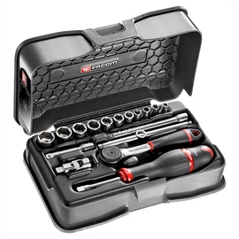 Dugókulcs készlet 1/4" Colos 6 szög R.161B 17 részes