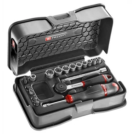 Dugókulcs készlet 1/4" 6 szög R.161B 21 részes