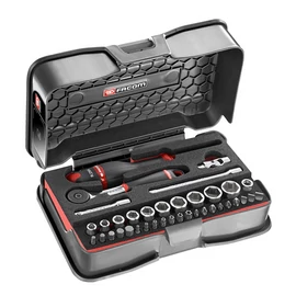 Dugókulcs készlet 1/4" 6 szög R.161B 37 részes