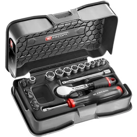 Racsni 1/4" Új forgó markolat 21 részes