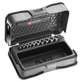 Dugókulcs készlet 1/4" 6 szög 10 részes