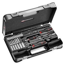 Dugókulcs készlet 1/4" 6 szög R.161B 31 részes