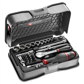 Dugókulcs készlet 1/4" 12 szög RL.161 31 részes