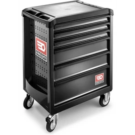 Szerszám kocsi 6 fiókos XL modell fekete