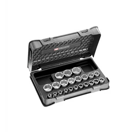 Dugókulcs készlet 1/2" mm 6 szögű 22 Részes