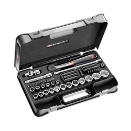 Dugókulcs készlet 1/2" mm 6 szögű racsni S.161B 48 Részes