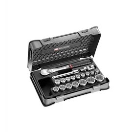 Dugókulcs készlet 1/2" mm 6 szögű racsni SL.161 19 Részes