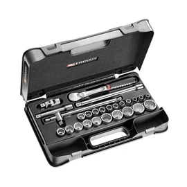 Dugókulcs készlet 1/2" mm 12 szögű racsni SL.161 26 Részes