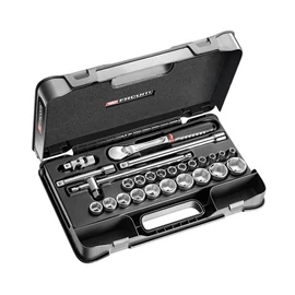 Dugókulcs készlet 1/2" mm 6 szögű racsni SL.161 26 Részes