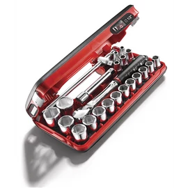 Dugókulcs készlet 1/2" nyitott 6 szög 22 részes
