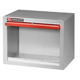 Zárt tároló zárható ajtóval H 495 mm